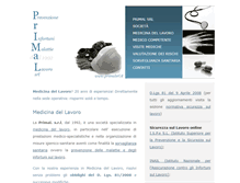 Tablet Screenshot of medicina-lavoro.com